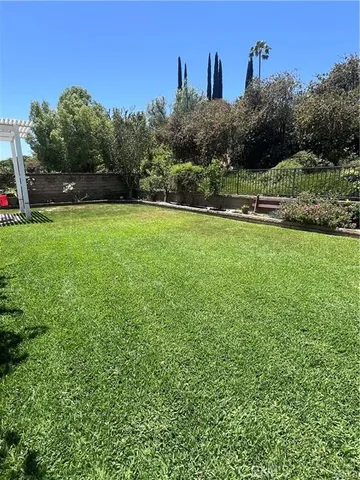 a view of a green field