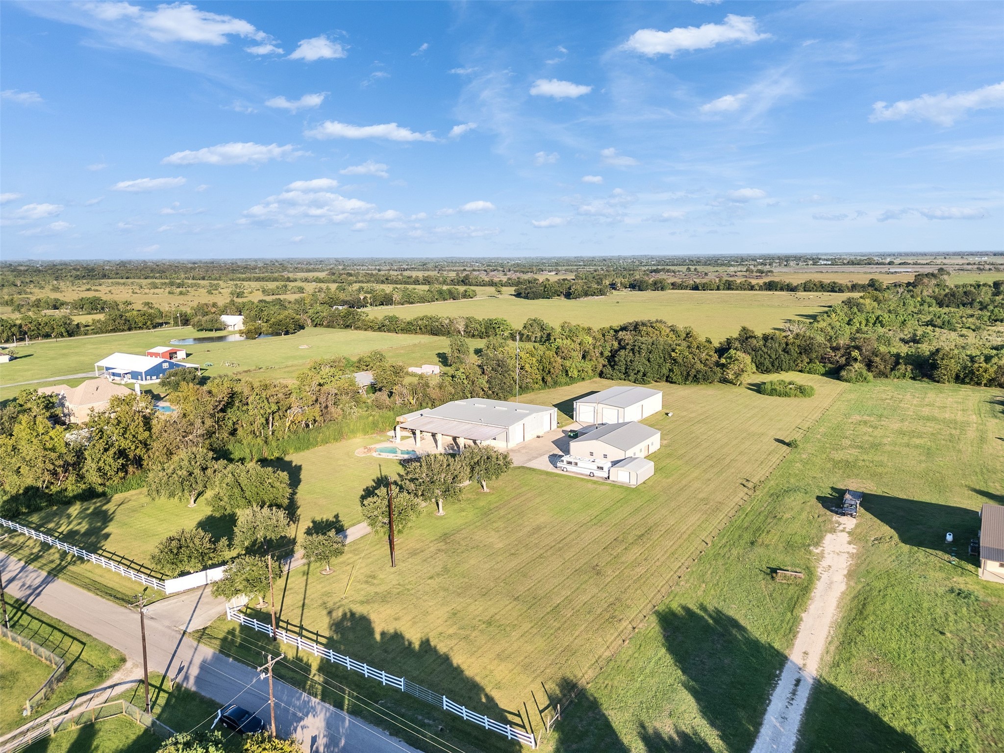 7301 Pearson Road Santa Fe, TX 77517 - Photo 4 of 46 a view of a lake with a city
