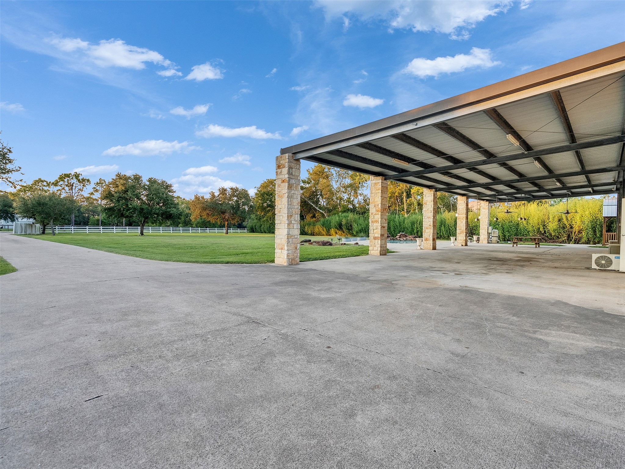 7301 Pearson Road Santa Fe, TX 77517 - Photo 45 of 46 a view of a yard with porch