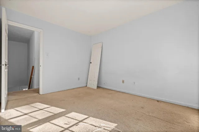 a view of an empty room