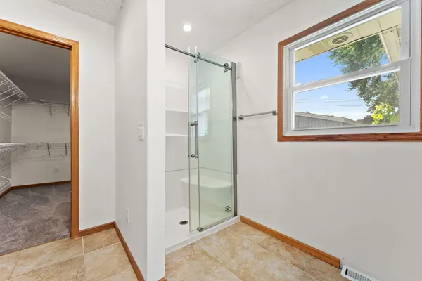 a view of an empty room with window