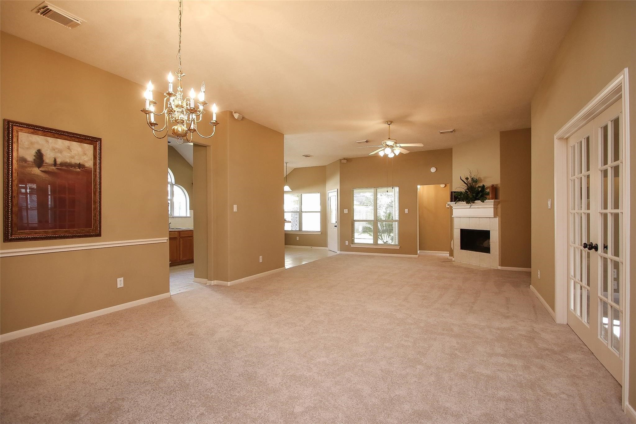 3415 Candlepine Drive Spring, TX 77388 - Photo 5 of 23 a view of a livingroom with a chandelier