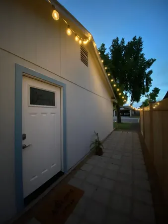 a view of outdoor space and porch