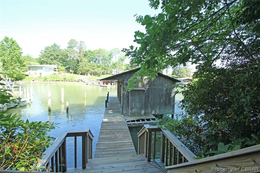 1621 Locust Grove Road Topping, VA 23169 - Photo 4 of 48 Pier on Meachim Creek with Boathouse & Large Slip