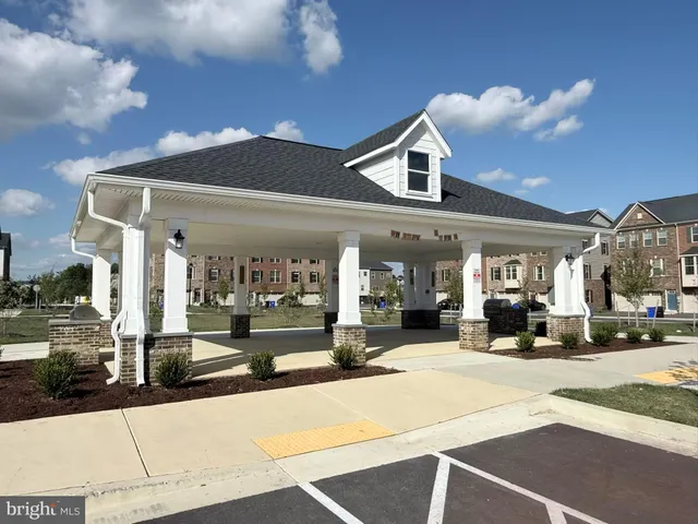 a view of outdoor space with seating area