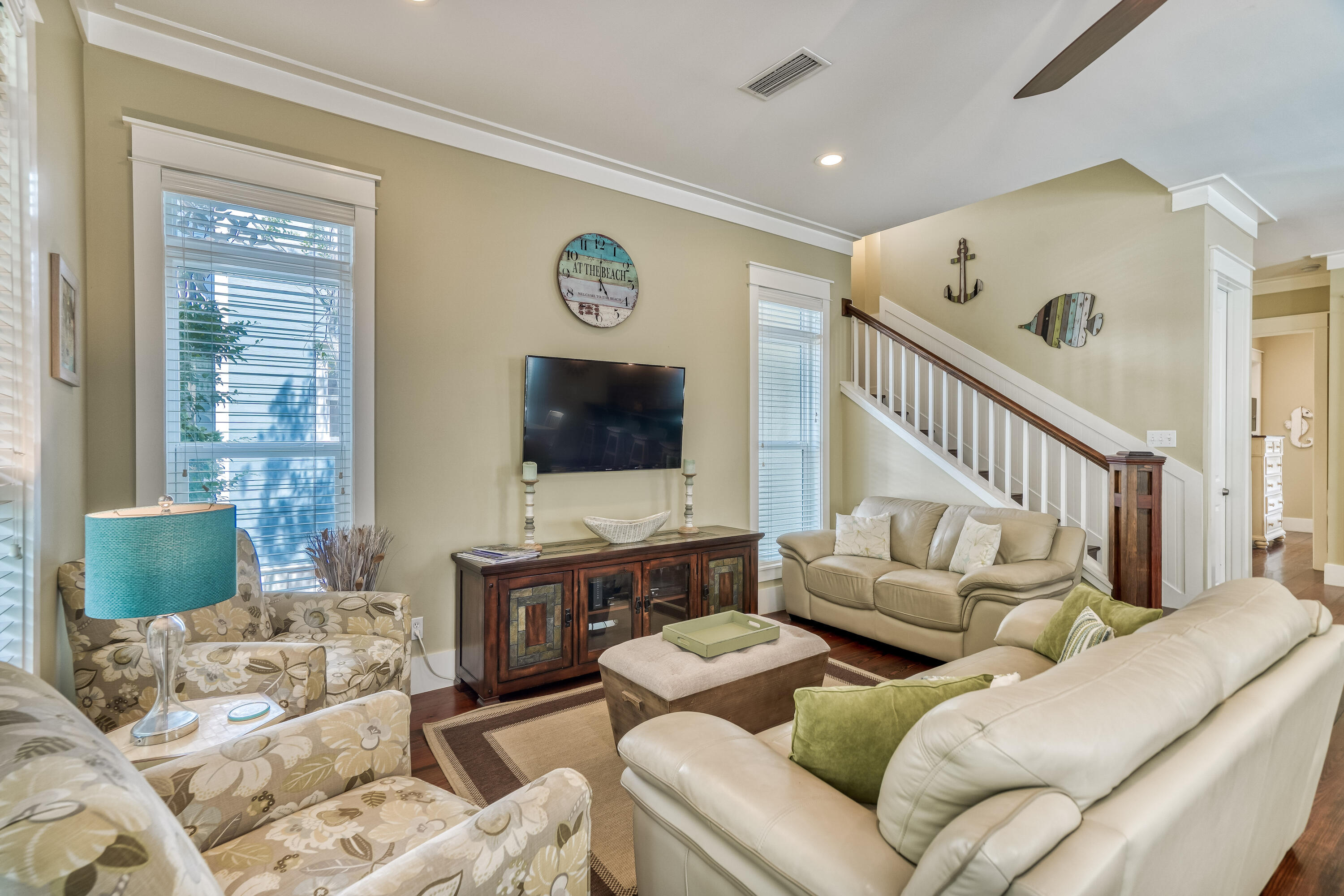 48 Cast Net Lane Inlet Beach, FL 32461 - Photo 10 of 61 a living room with furniture and a flat screen tv