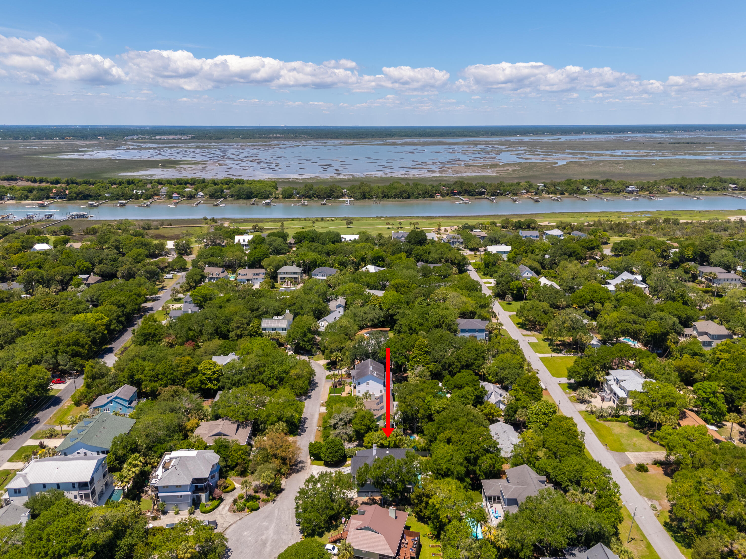 10 Wills Way Isle of Palms, SC 29451 - Photo 76 of 104 Ariel view of home
