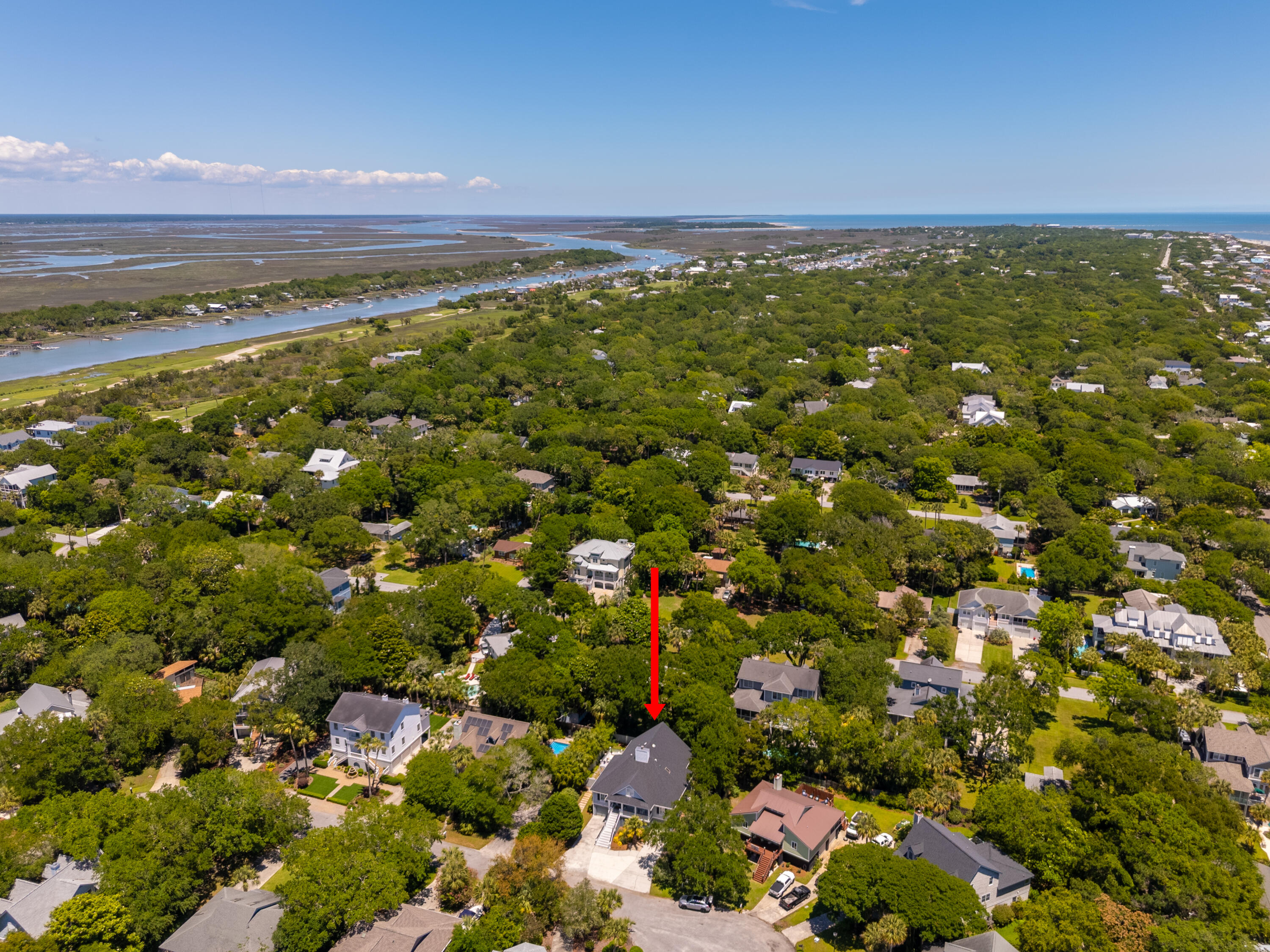 10 Wills Way Isle of Palms, SC 29451 - Photo 77 of 104 Ariel view of home