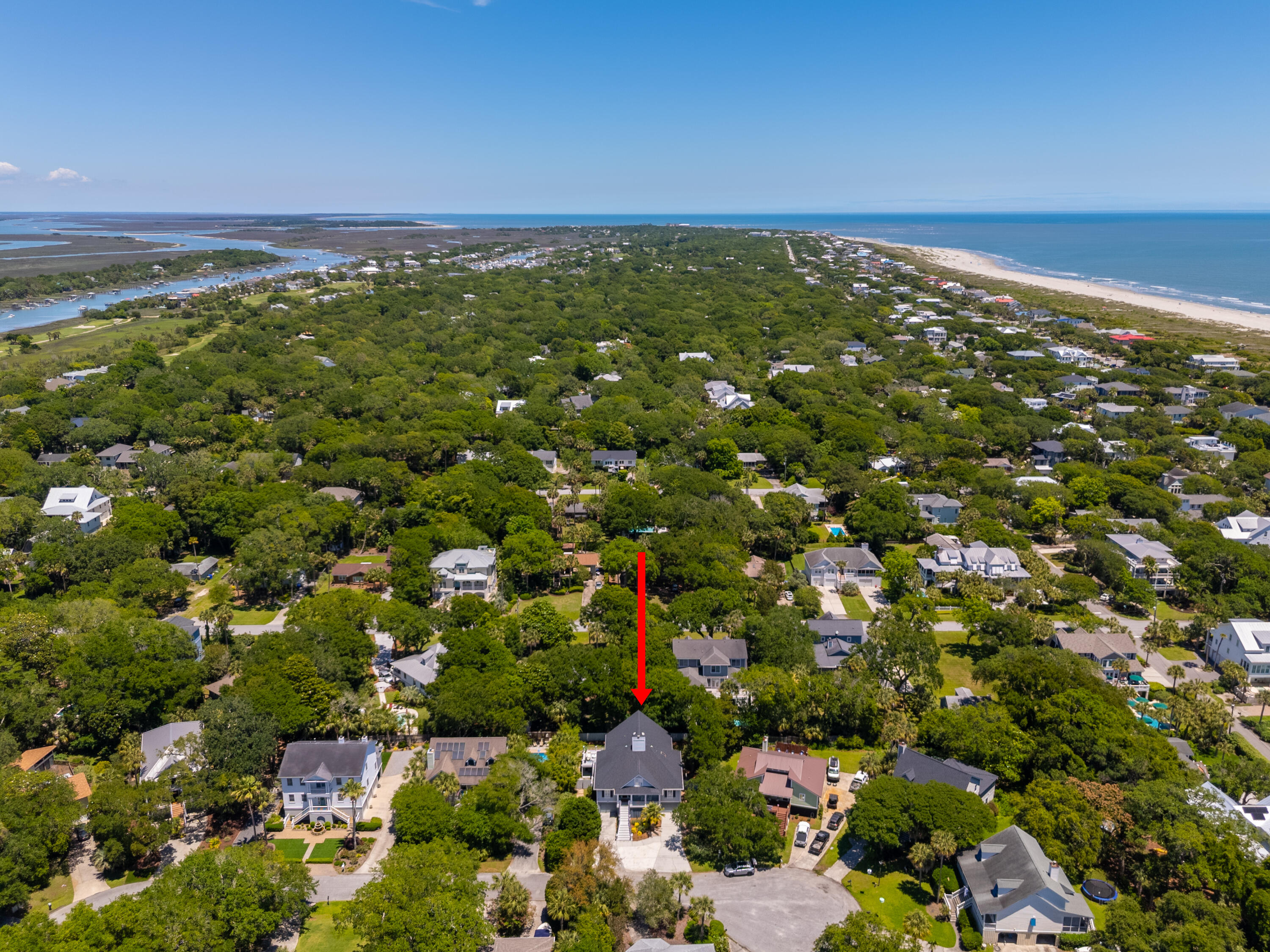 10 Wills Way Isle of Palms, SC 29451 - Photo 78 of 104 Ariel view of home