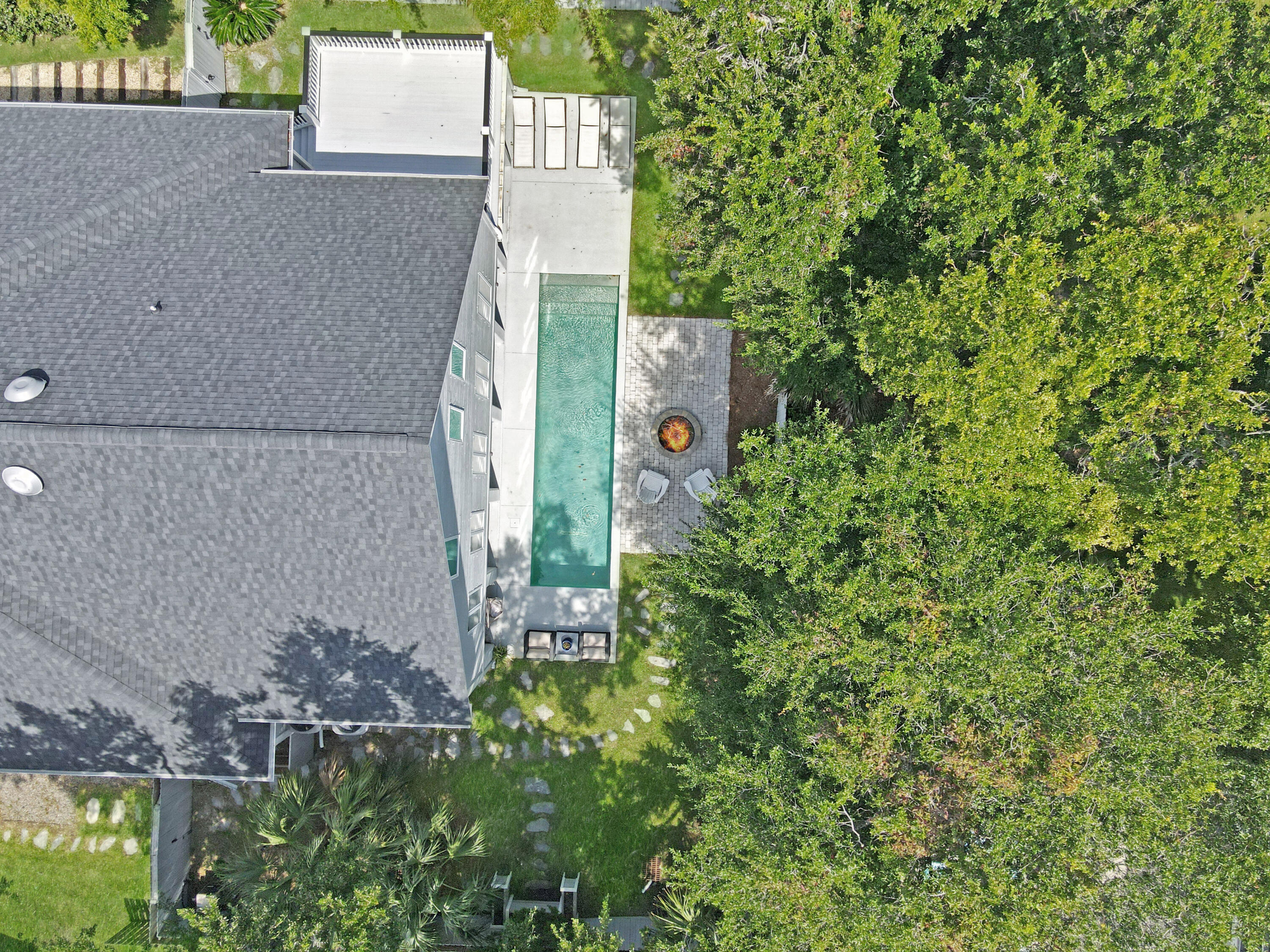 10 Wills Way Isle of Palms, SC 29451 - Photo 83 of 104 Drone of Pool