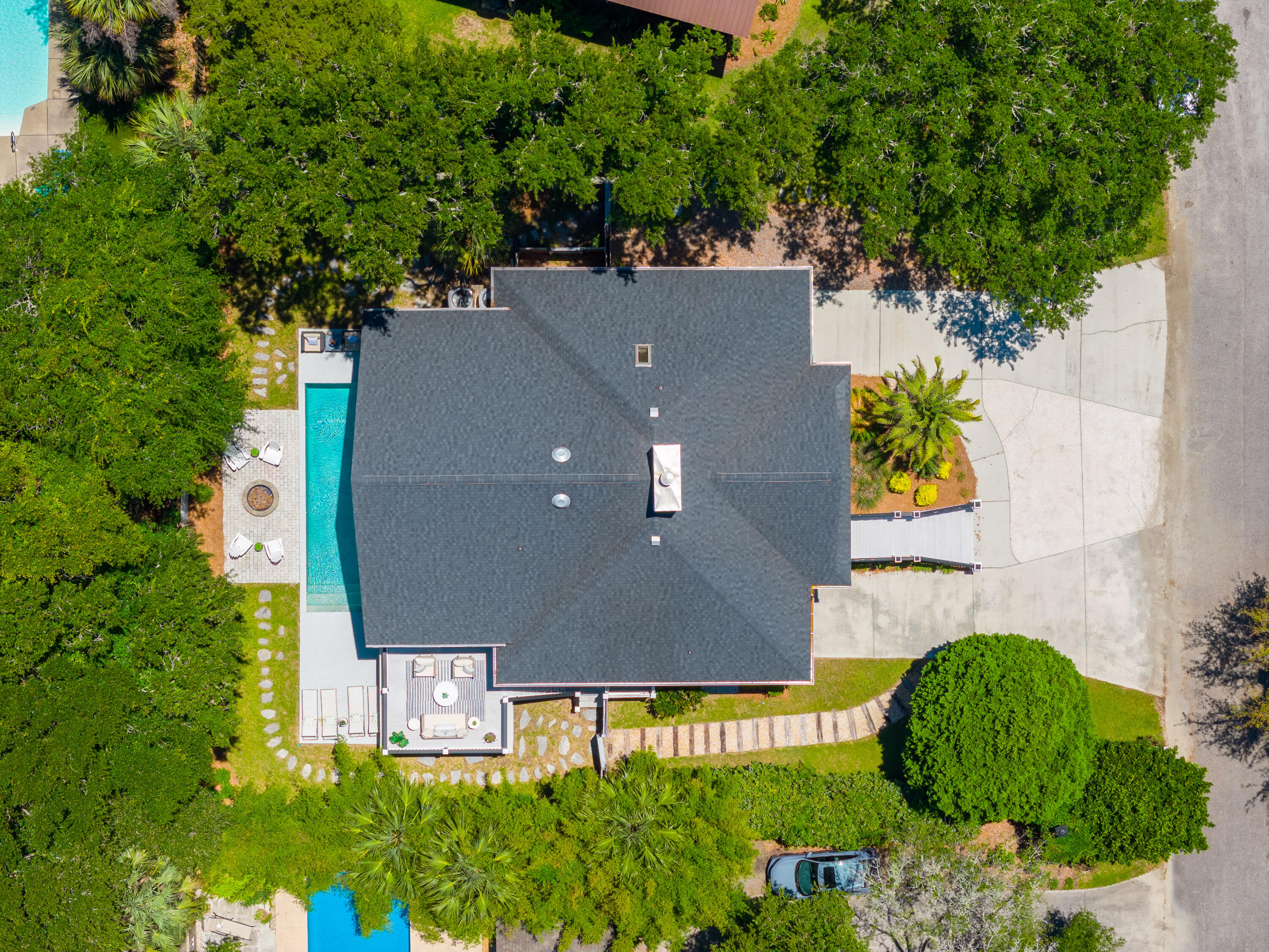 10 Wills Way Isle of Palms, SC 29451 - Photo 9 of 104 Ariel of home and pool