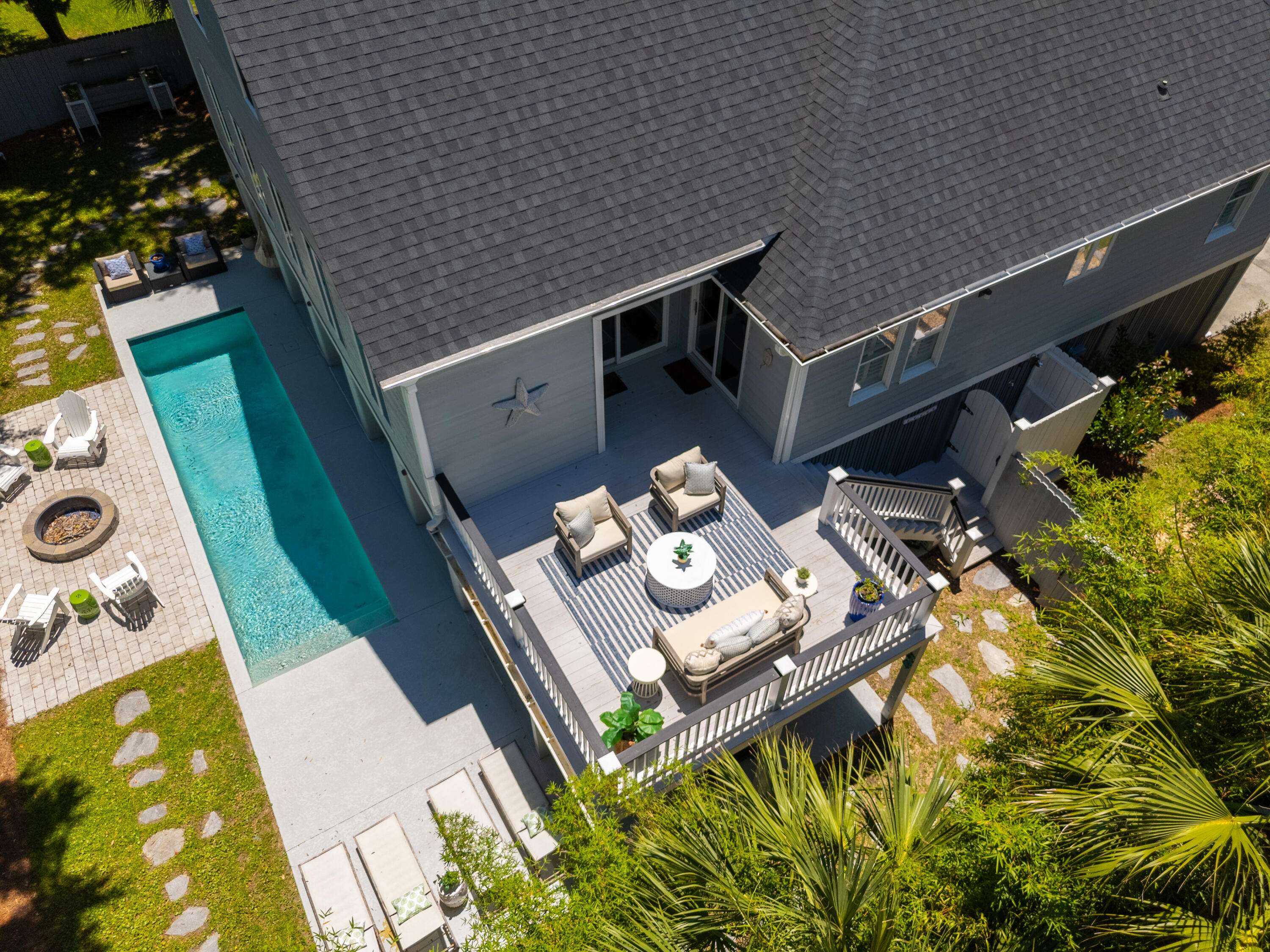 10 Wills Way Isle of Palms, SC 29451 - Photo 10 of 104 Ariel of home and pool