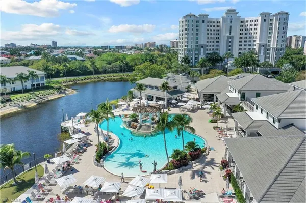 a view of a city with ocean view