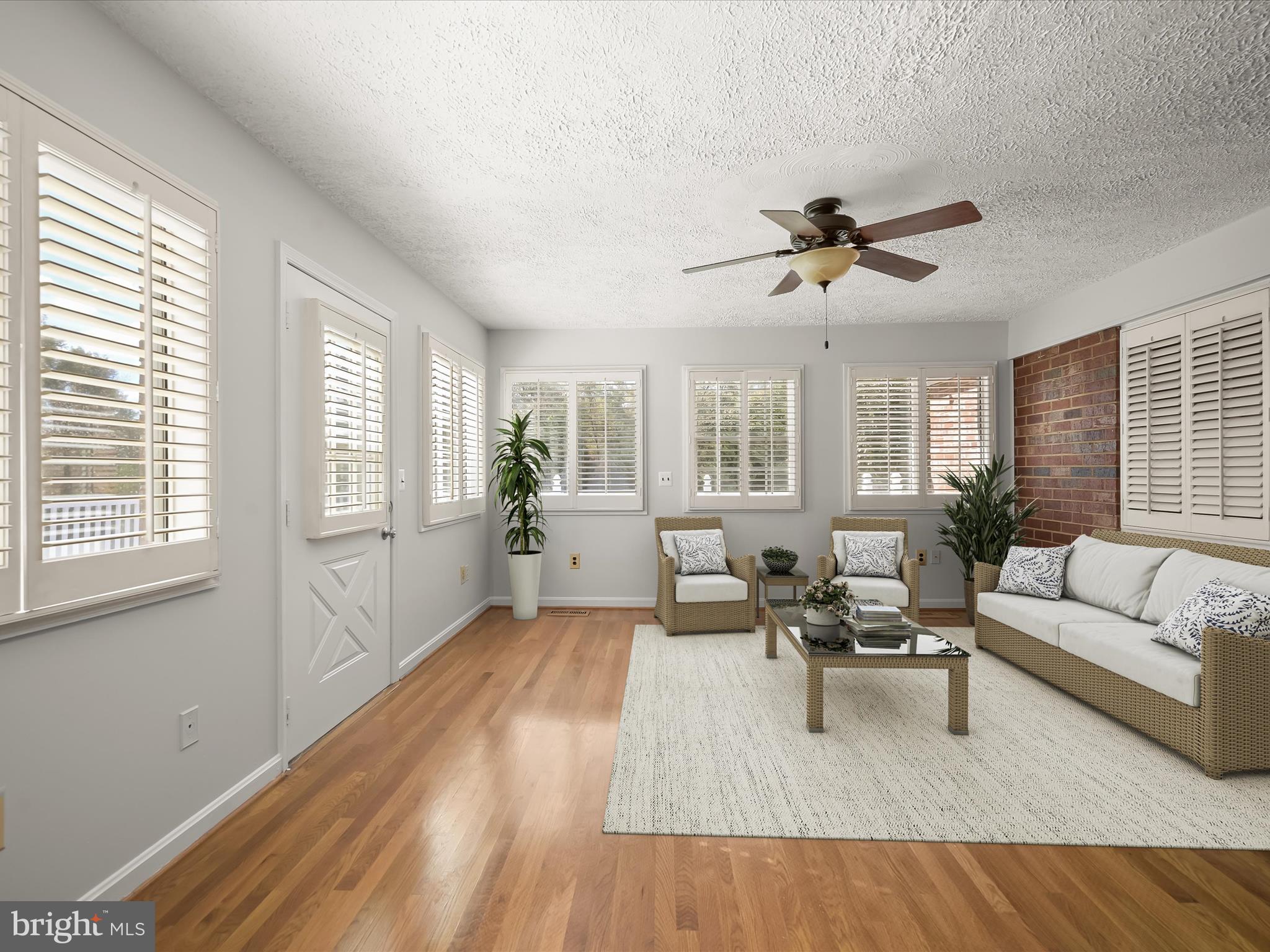 Virtually Staged Sunroom