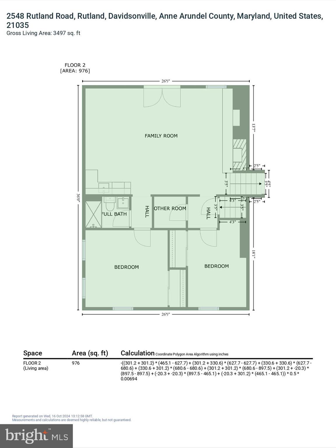 2548 Rutland Road Davidsonville, MD 21035 - Photo 61 of 62 Lower Level 1 GLA