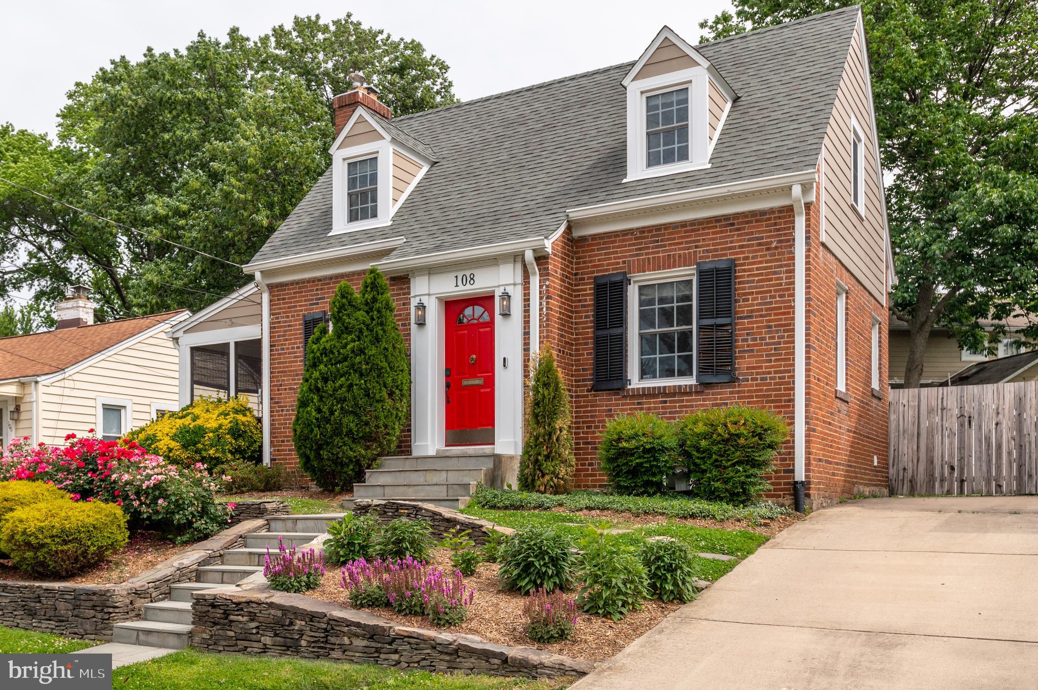 108 East Braddock Road Alexandria, VA 22301 - Photo 2 of 21 2-Car Driveway & Professional Landscaping