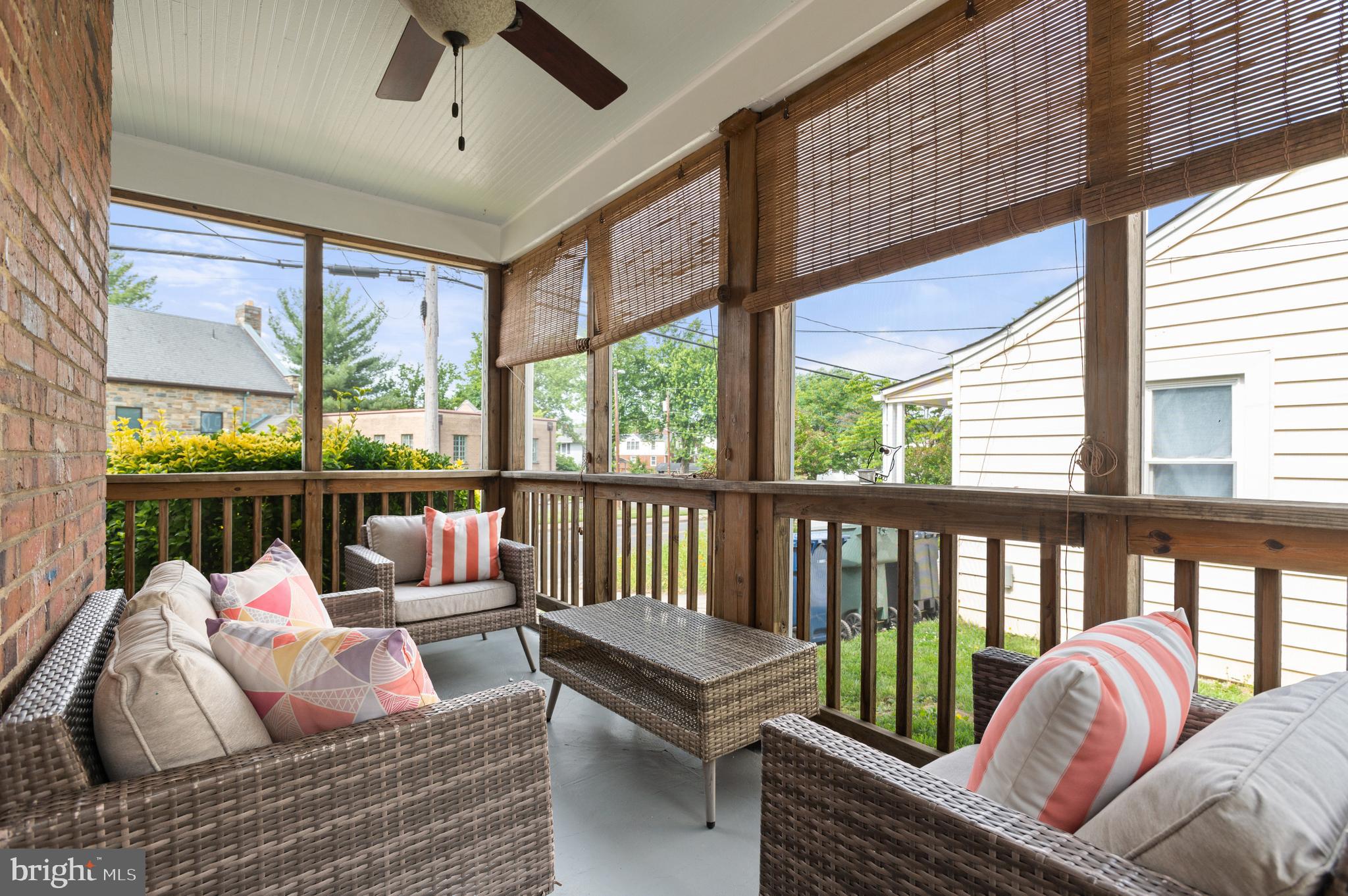 108 East Braddock Road Alexandria, VA 22301 - Photo 5 of 21 Screened-In Porch Off Living Room