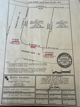 $49,500 | Lot 9 Fieldcrest, Burgettstown, PA 15021