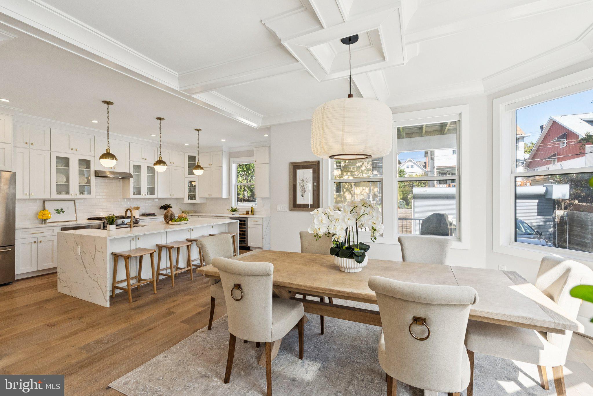 1207 Delafield Place Northwest Washington, DC 20011 - Photo 16 of 47 Dining flows effortlessly to the Kitchen