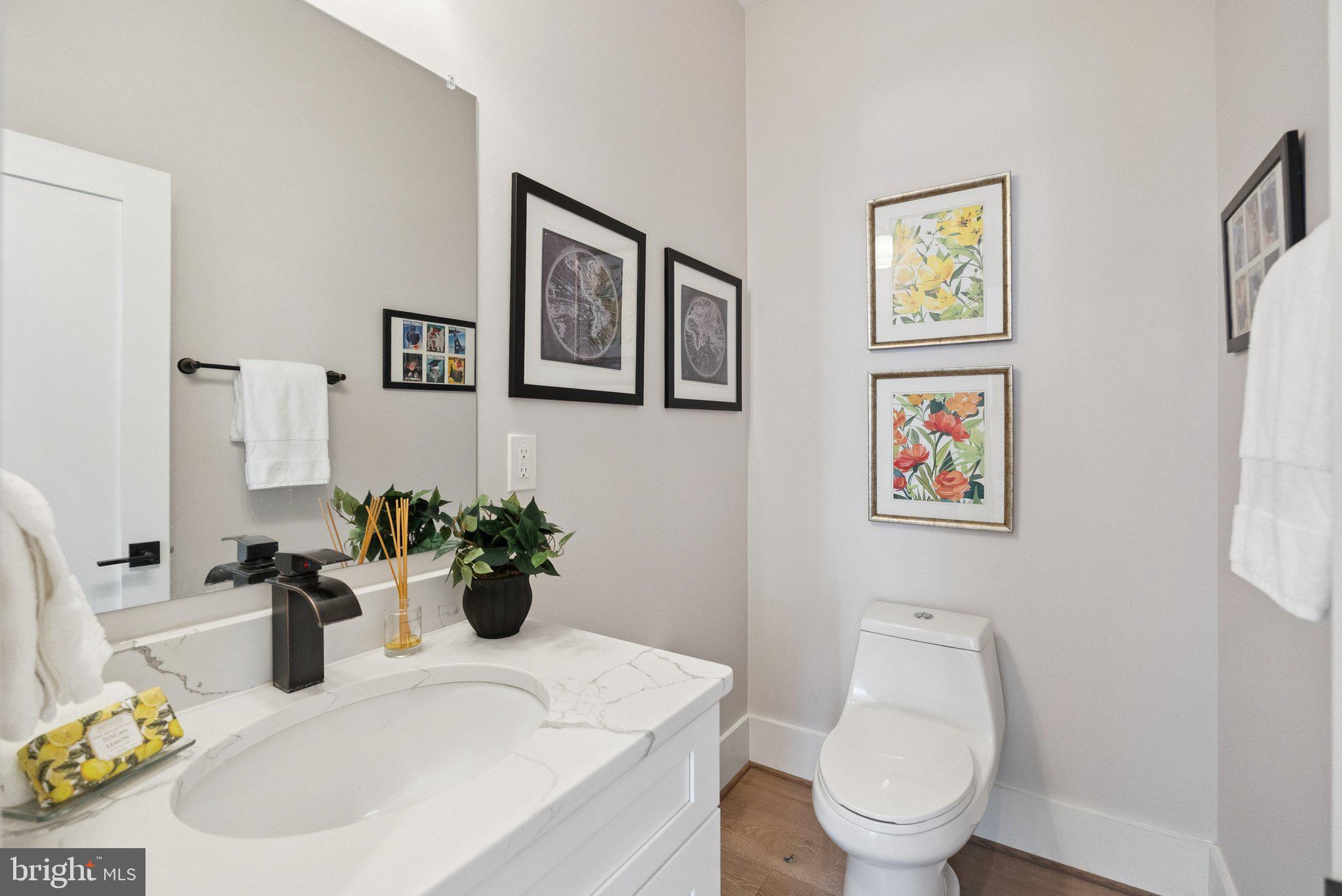 1207 Delafield Place Northwest Washington, DC 20011 - Photo 21 of 47 Powder room on main level
