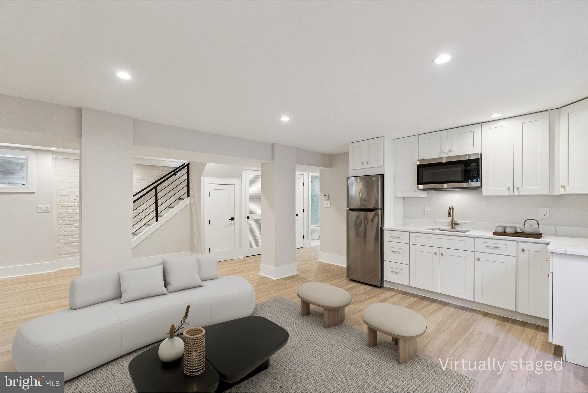 1207 Delafield Place Northwest Washington, DC 20011 - Photo 38 of 47 Lower Level Virtually Staged