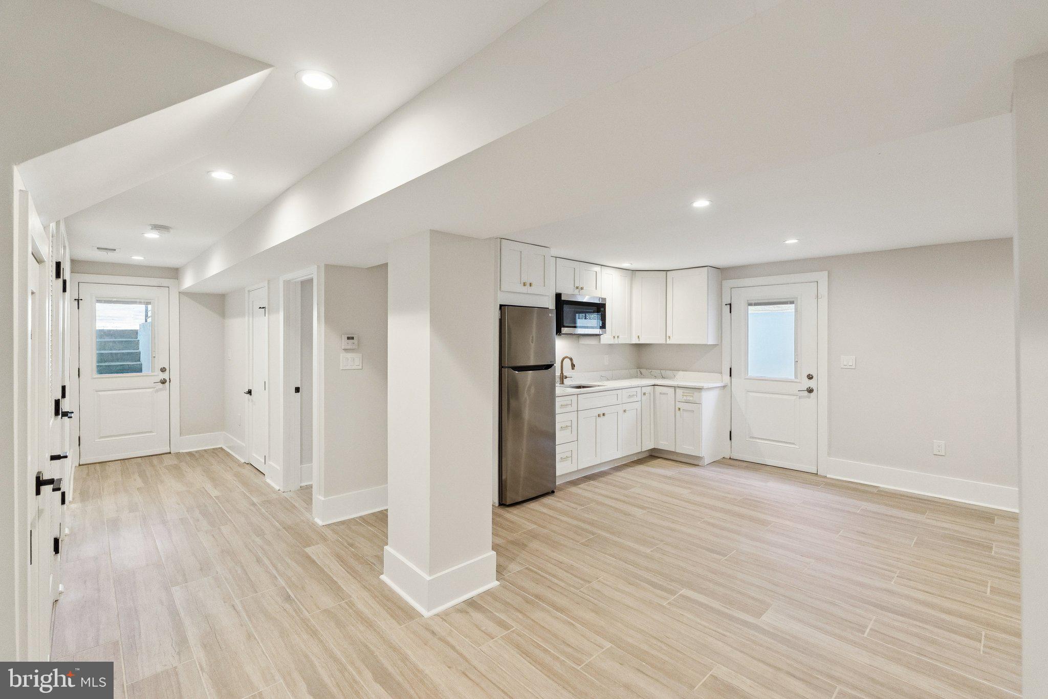 1207 Delafield Place Northwest Washington, DC 20011 - Photo 41 of 47 Lower level Kitchenette and Living area