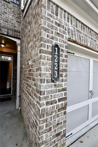 a view of front door