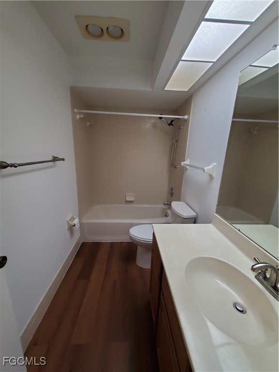 1304 South Brandywine Circle, Unit 3 Fort Myers, FL 33919 - Photo 16 of 29 a bathroom with a sink a toilet and shower