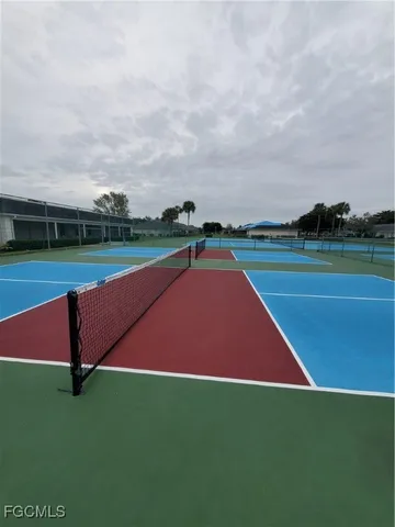 a view of a tennis court