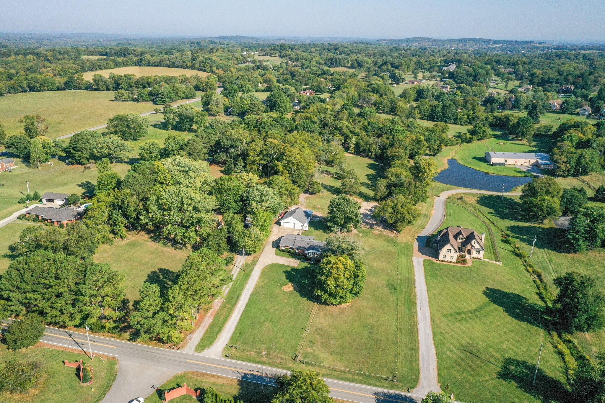 5111 Hickory Ridge Road Lebanon, TN 37090 - Photo 34 of 53 an aerial view of residential houses with outdoor space