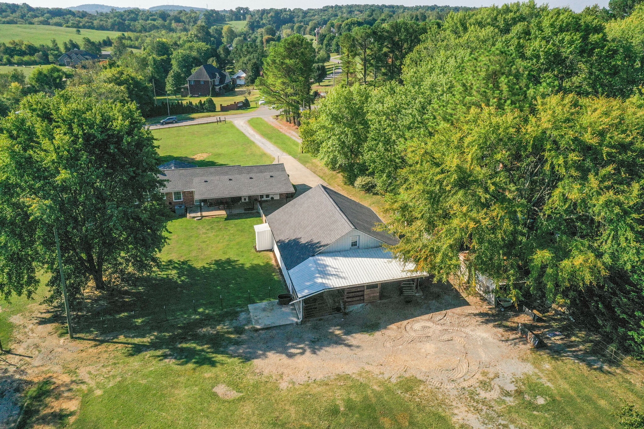 5111 Hickory Ridge Road Lebanon, TN 37090 - Photo 40 of 53 an aerial view of a house with a yard