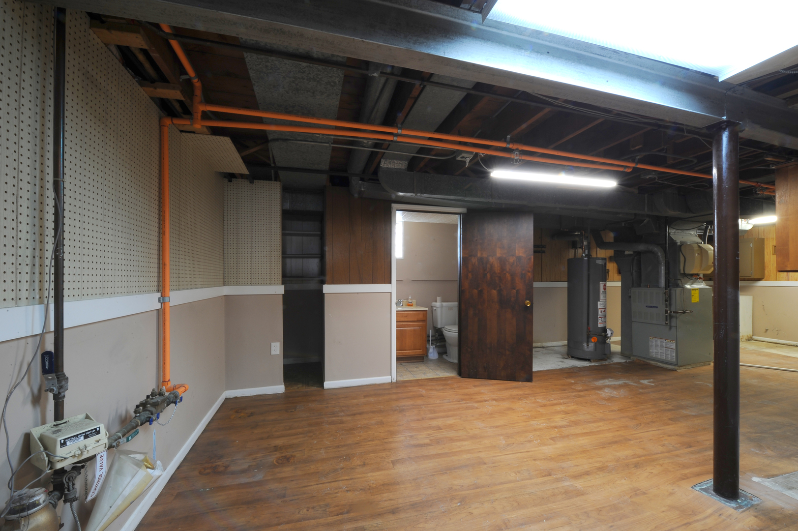 339 Clayton Road Hillside, IL 60162 - Photo 14 of 18 a view of a hallway with wooden walls