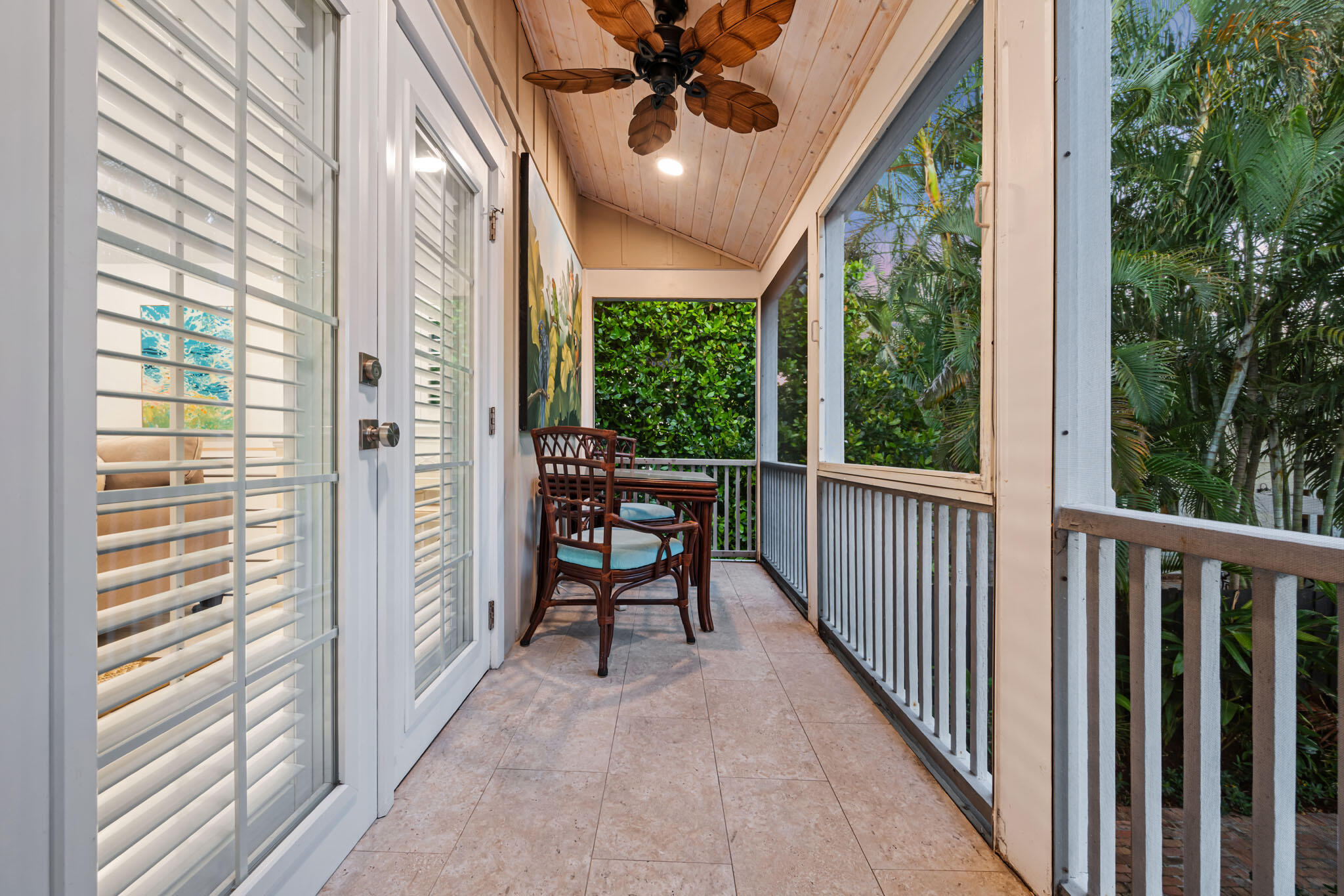235 Dyer Road, Unit TREEHOUSE West Palm Beach, FL 33405 - Photo 3 of 20 a view of a balcony with furniture