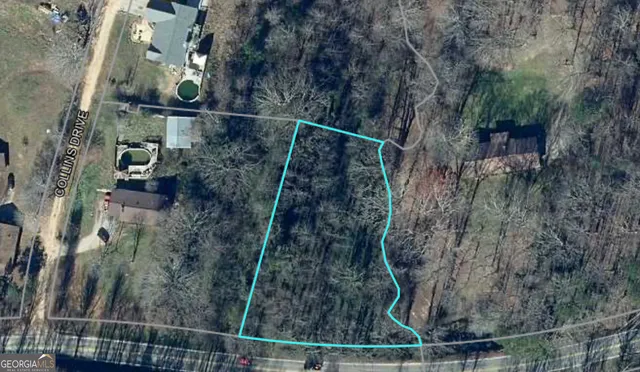 a bird view of a house