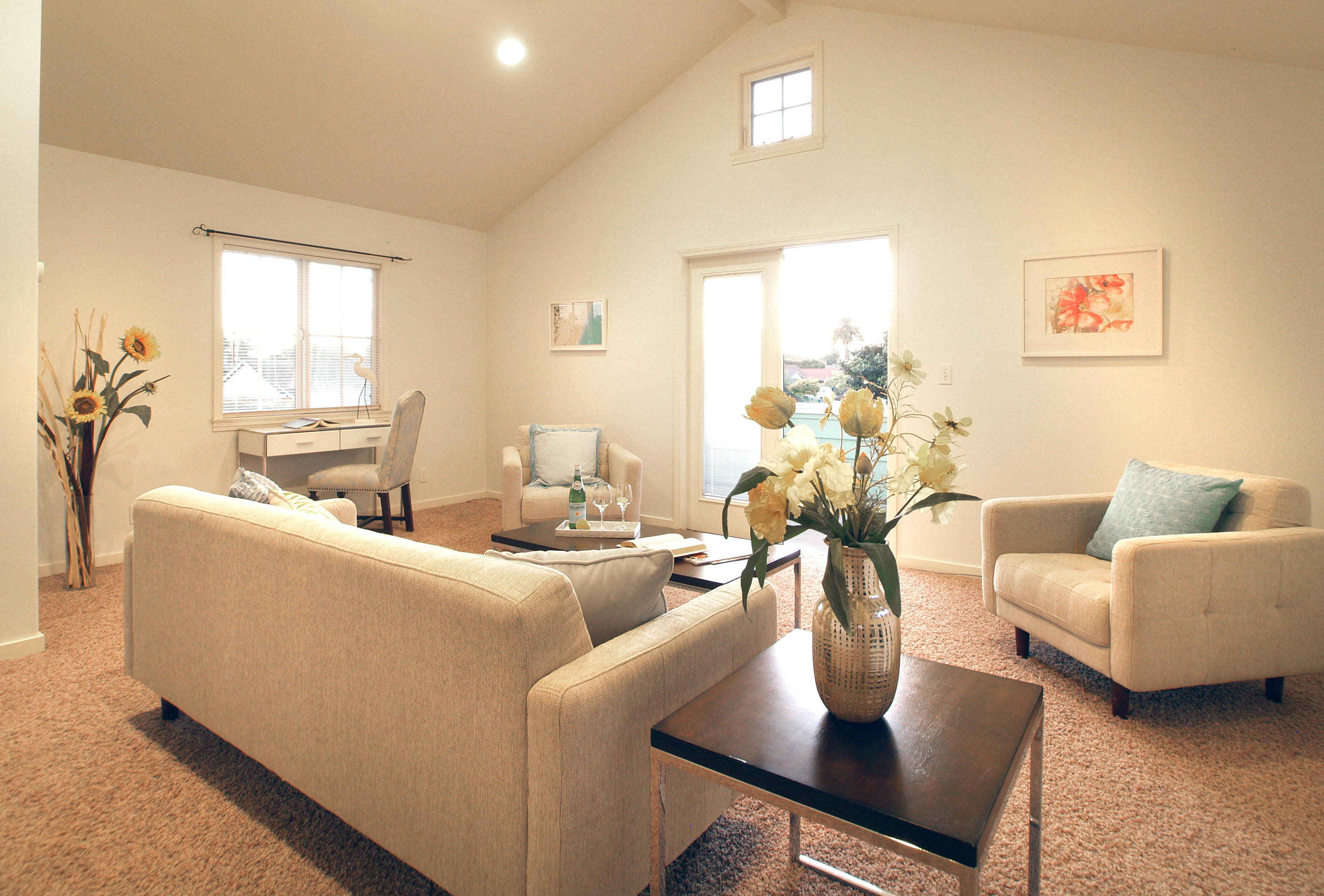 1472 Eucalyptus Street Carpinteria, CA 93013 - Photo 11 of 18 a living room with furniture and a large window