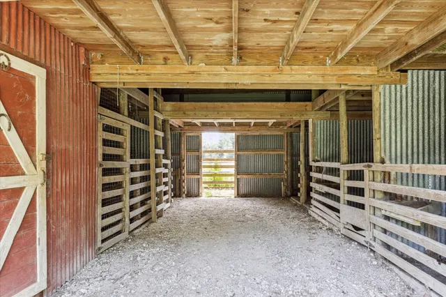 a view of a lake with a big yard