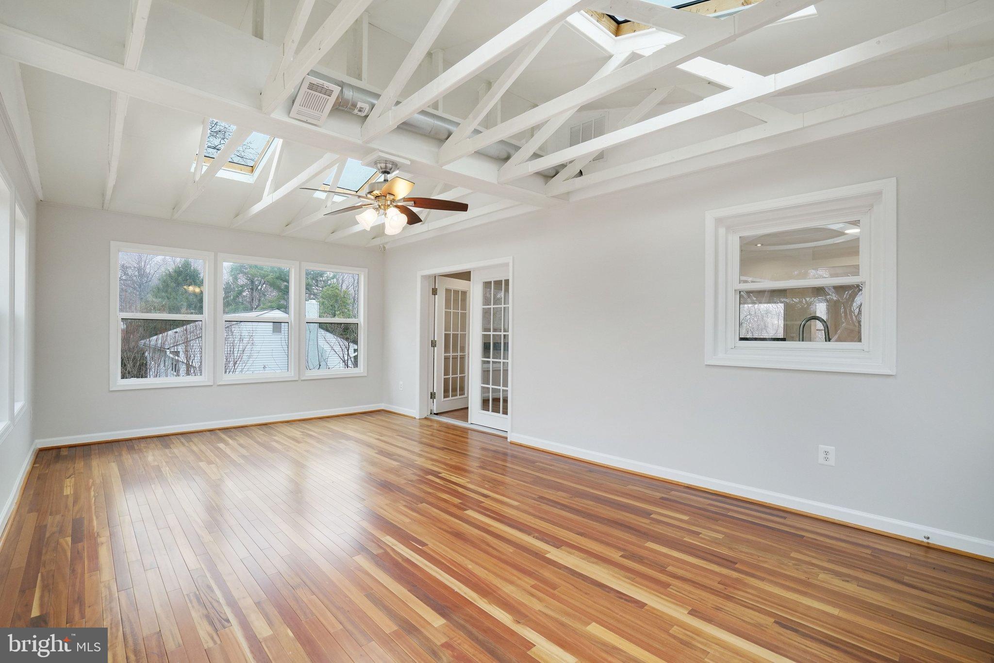3412 Knox Road Annandale, VA 22003 - Photo 18 of 54 a view of empty room with wooden floor and fan