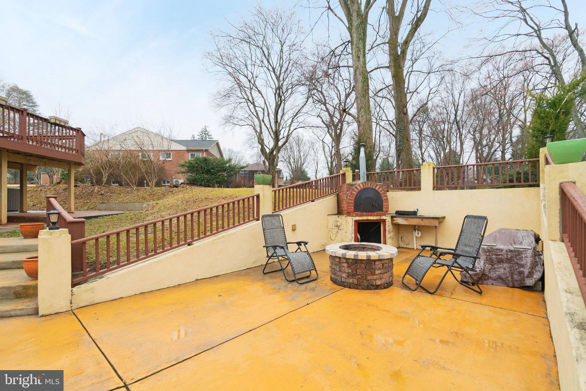 3412 Knox Road Annandale, VA 22003 - Photo 49 of 54 a view of a patio with iron fence