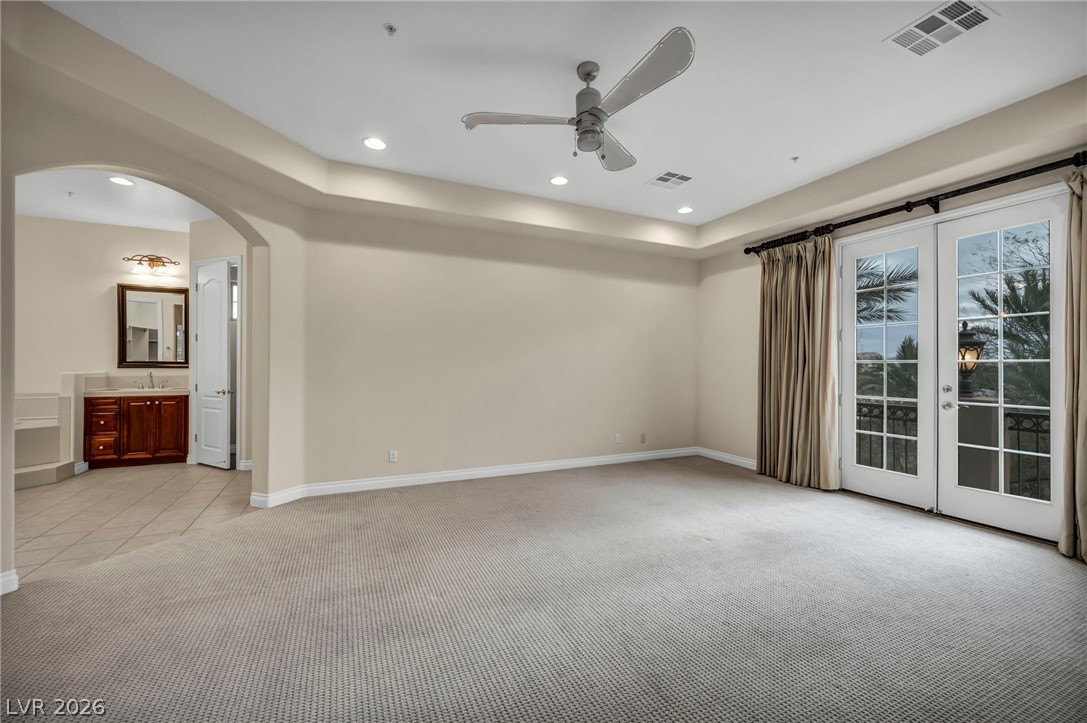 75 Luce Del Sole, Unit 3 Henderson, NV 89011 - Photo 18 of 81 Primary Suite with Juliet Balcony