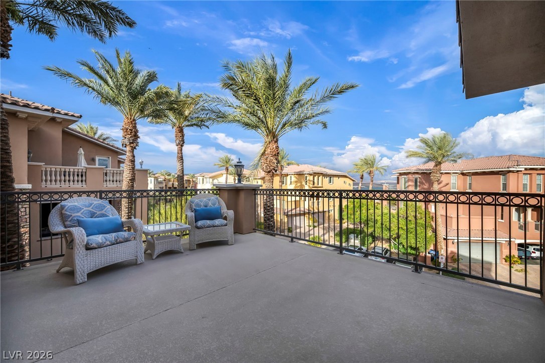 75 Luce Del Sole, Unit 3 Henderson, NV 89011 - Photo 56 of 81 Terrace with view of Lake Las Vegas