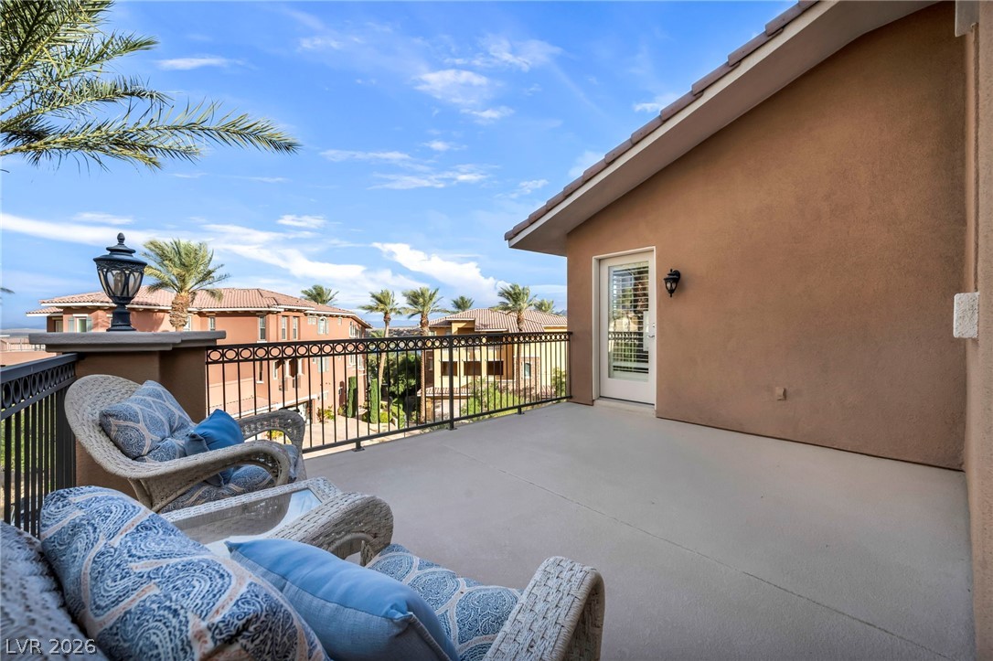 75 Luce Del Sole, Unit 3 Henderson, NV 89011 - Photo 57 of 81 Terrace patio with access to Third and Fourth bedrooms