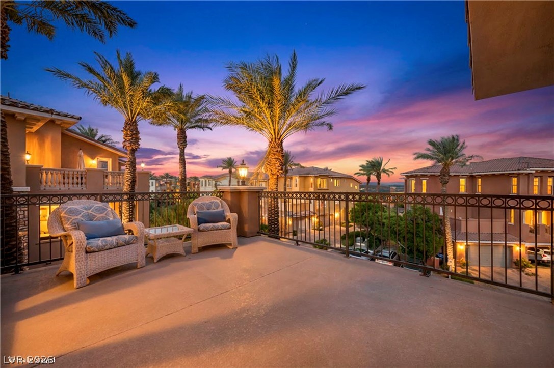 75 Luce Del Sole, Unit 3 Henderson, NV 89011 - Photo 60 of 81 "Virtually Staged" lighting. Beautiful evening views