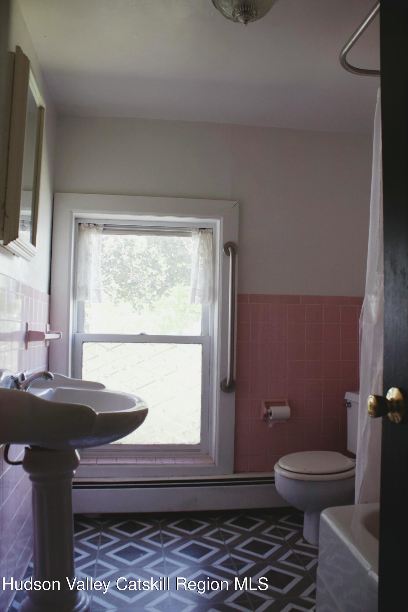 564 Main Street Cairo, NY 12413 - Photo 22 of 27 a bathroom with a sink a toilet and a window