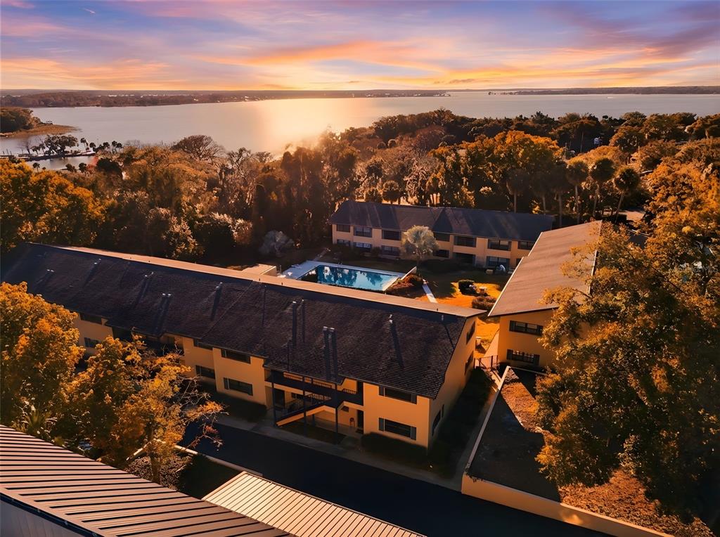 110 North Tremain Street, Unit 109 Mount Dora, FL 32757 - Photo 31 of 45 a view of a terrace with outdoor seating