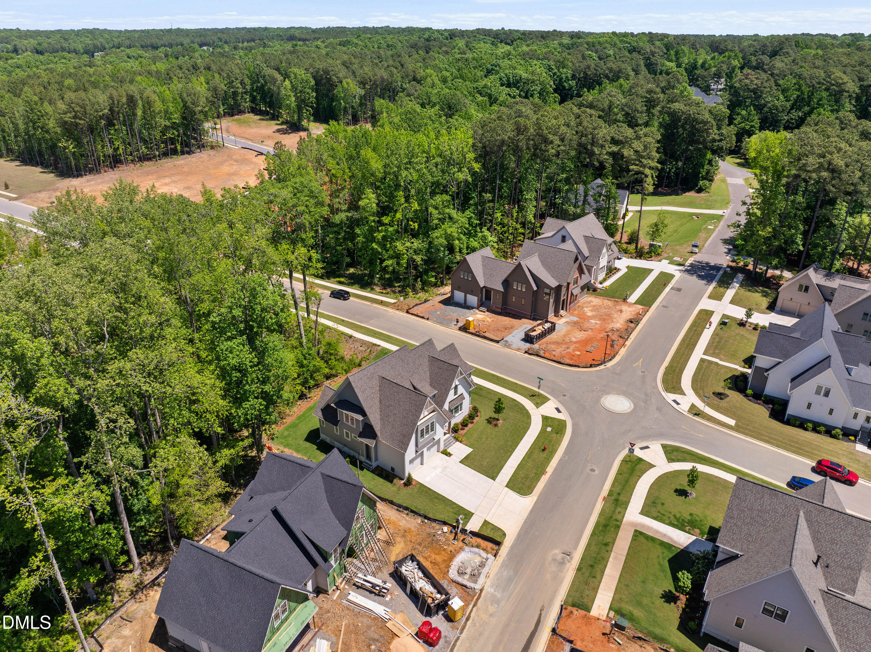 3340 Colby Chase Drive Apex, NC 27539 - Photo 70 of 80 an aerial view of a house with garden space and ocean view