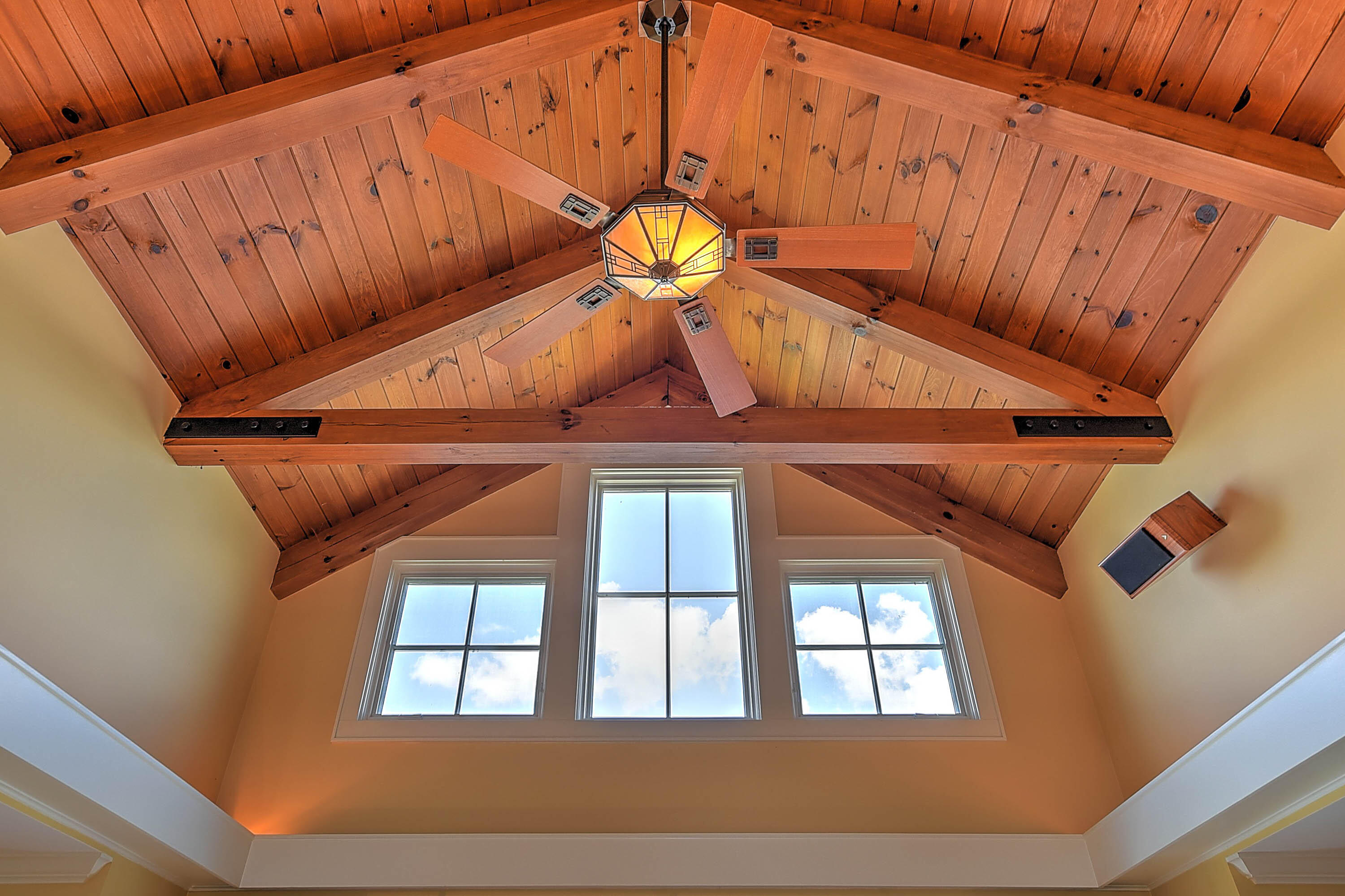 576 Harbor Point Road Butler, TN 37640 - Photo 6 of 51 VAULTED WOOD CEILING IN LIVING ROOM