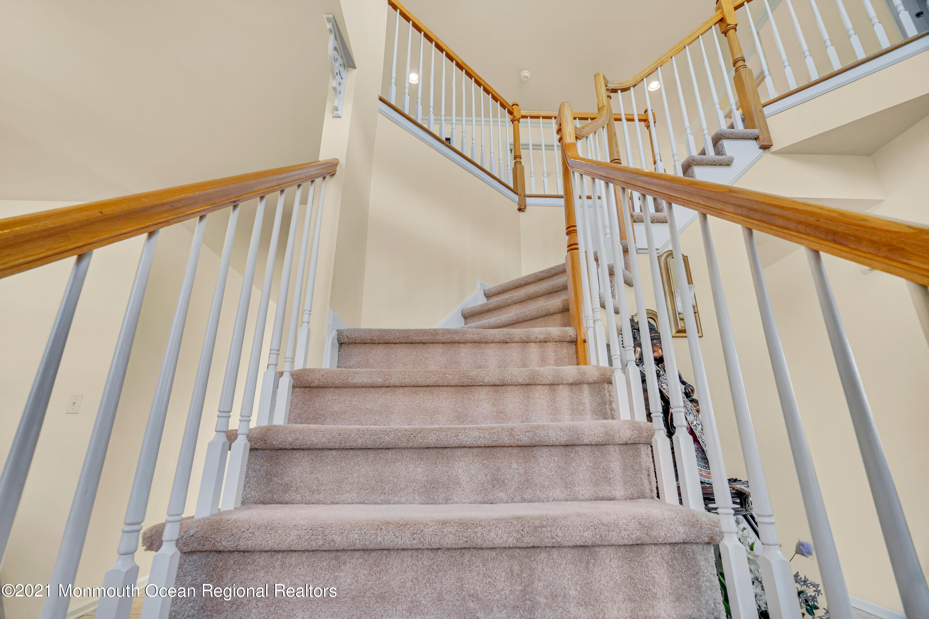 20 Lancaster Way Jackson, NJ 08527 - Photo 30 of 58 a view of staircase with wooden floor and white walls