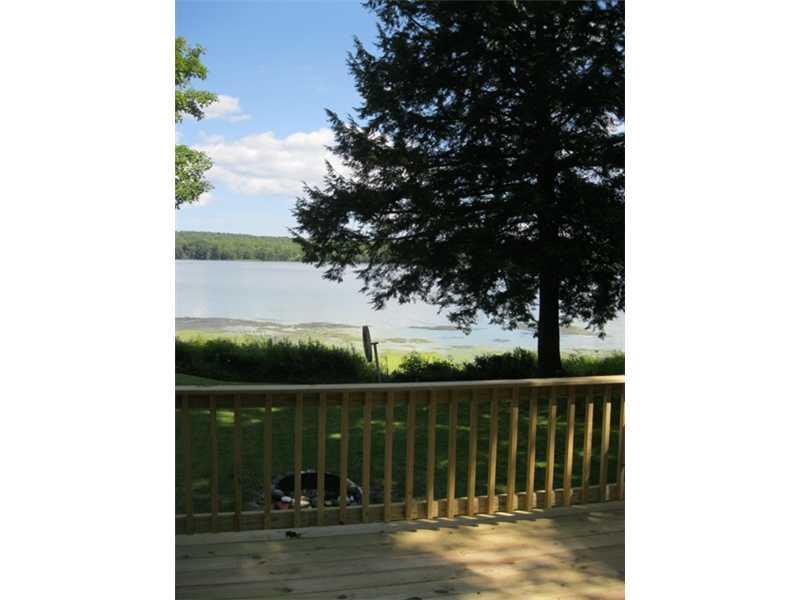 22 Vigue Shore Road Albion, ME 04910 - Photo 14 of 21 Patio/Deck. Deck with view of water