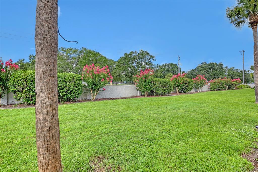 3514 Dairy Road, Unit 10 Titusville, FL 32796 - Photo 40 of 44 a view of a garden with a building in the background