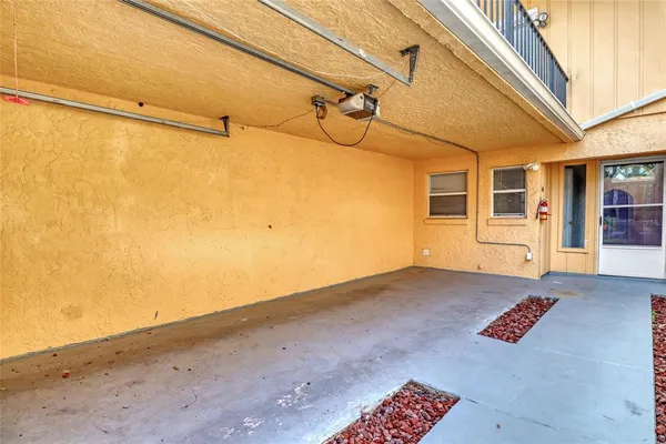 a backyard of a house